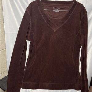 NWOT Tek Gear Brown V-Neck Top